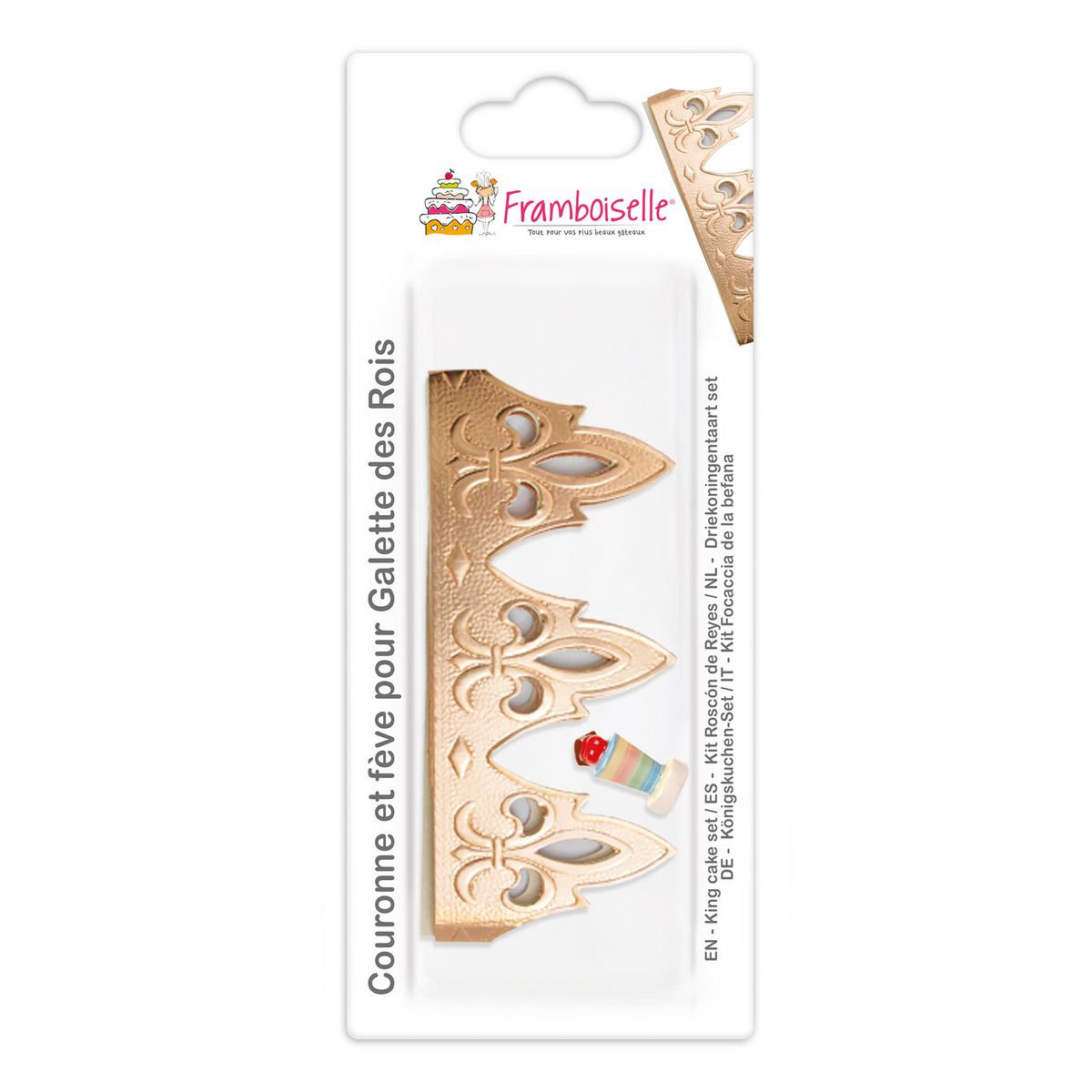 Kit 1 fève + 1 couronne 