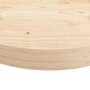 Voir la diapositive 5 : VIDAXL Dessus de table rond Ø80x3 cm bois de pin massif