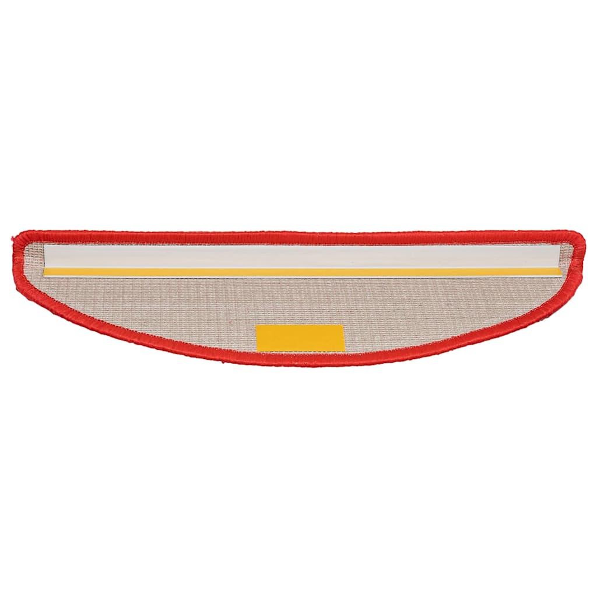 Voir la diapositive 4 : VIDAXL Tapis d'escalier 20 pcs rouge 56x17x3 cm