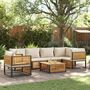 Voir la diapositive 1 : VIDAXL Salon de jardin avec coussins 7 pcs bois massif d'acacia