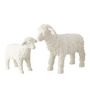 Voir la diapositive 2 : Paris Prix Statue Déco Extérieur  Mouton  49cm Beige