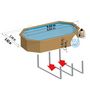 Voir la diapositive 2 : SUNBAY Piscine bois Avila 9.42 x 5.92 x H1.46m