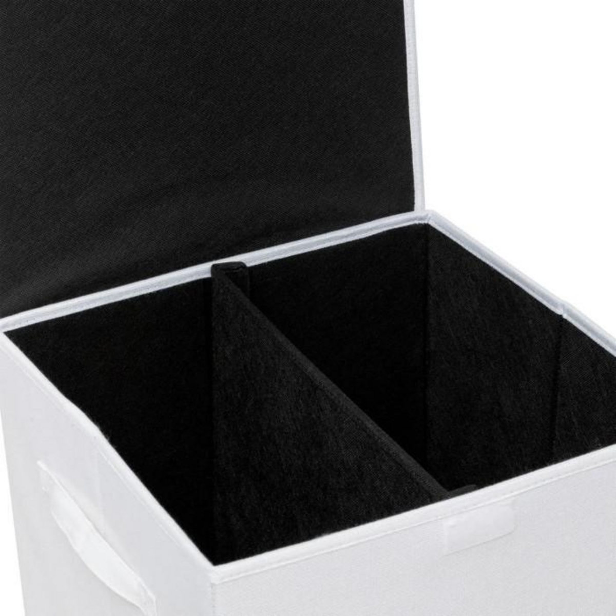 FIVE Panier à Linge Avec Séparateur  Colors  74L Blanc