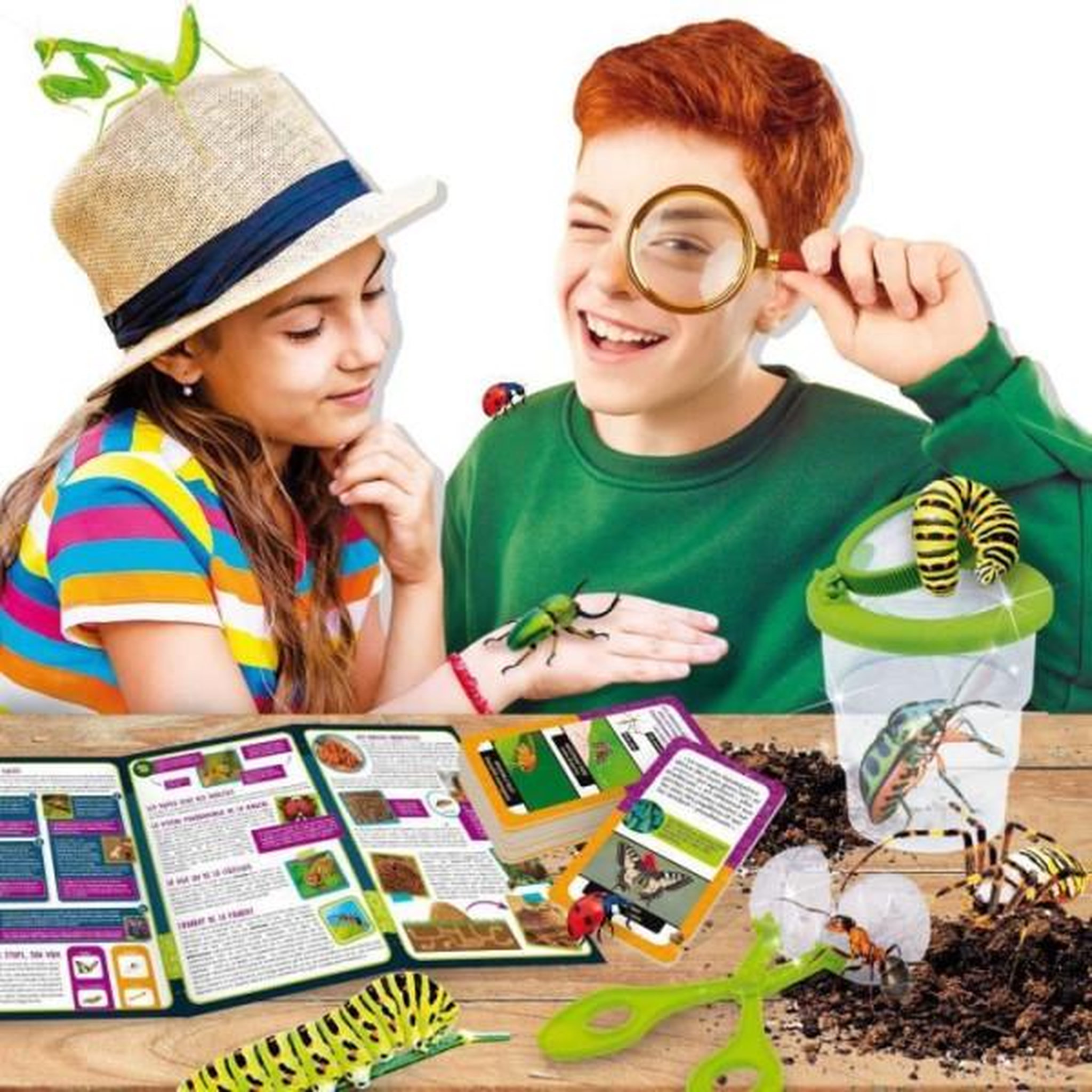 Voir la diapositive 2 : LISCIANI GIOCHI Découverte des insectes - Kit Scientifique - I'M A GENIUS POCKET