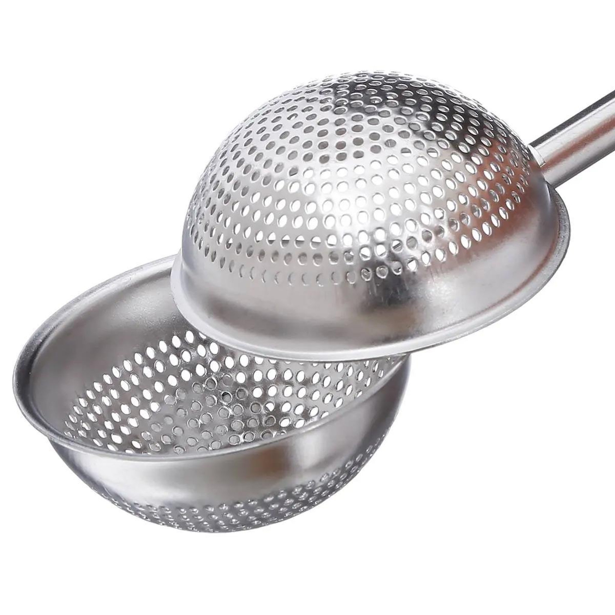 Voir la diapositive 3 : SECRET DE GOURMET Boule à thé  inox  18cm argent