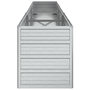 Voir la diapositive 5 : VIDAXL Lit sureleve de jardin 240x40x45 cm Acier galvanise Argente