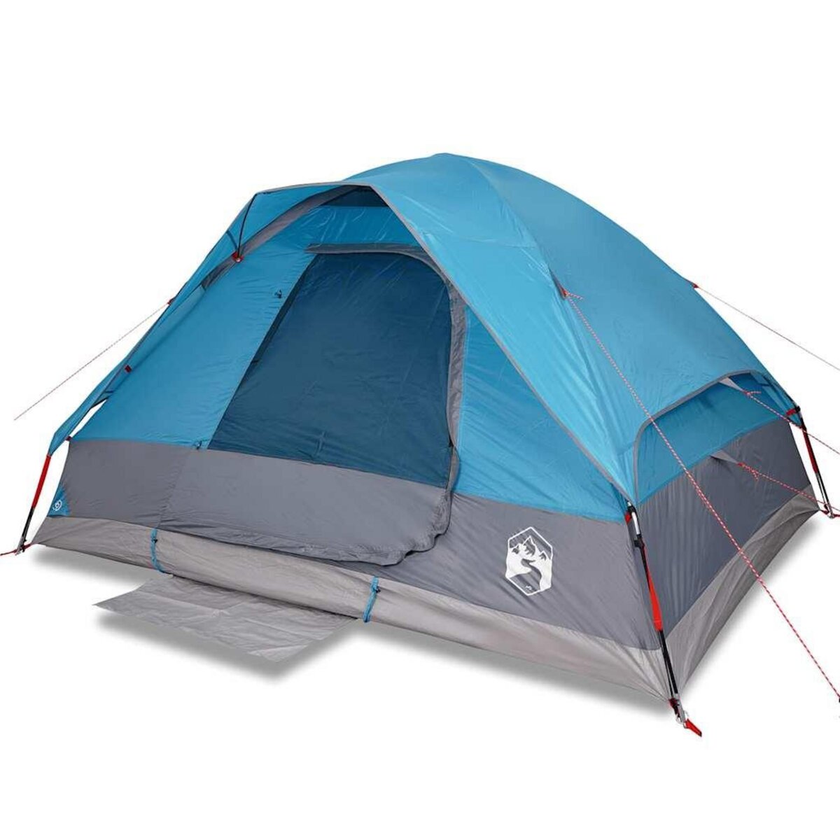 VIDAXL Tente familiale a dome 6 personnes bleu impermeable
