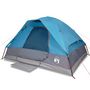 Voir la diapositive 2 : VIDAXL Tente familiale a dome 6 personnes bleu impermeable