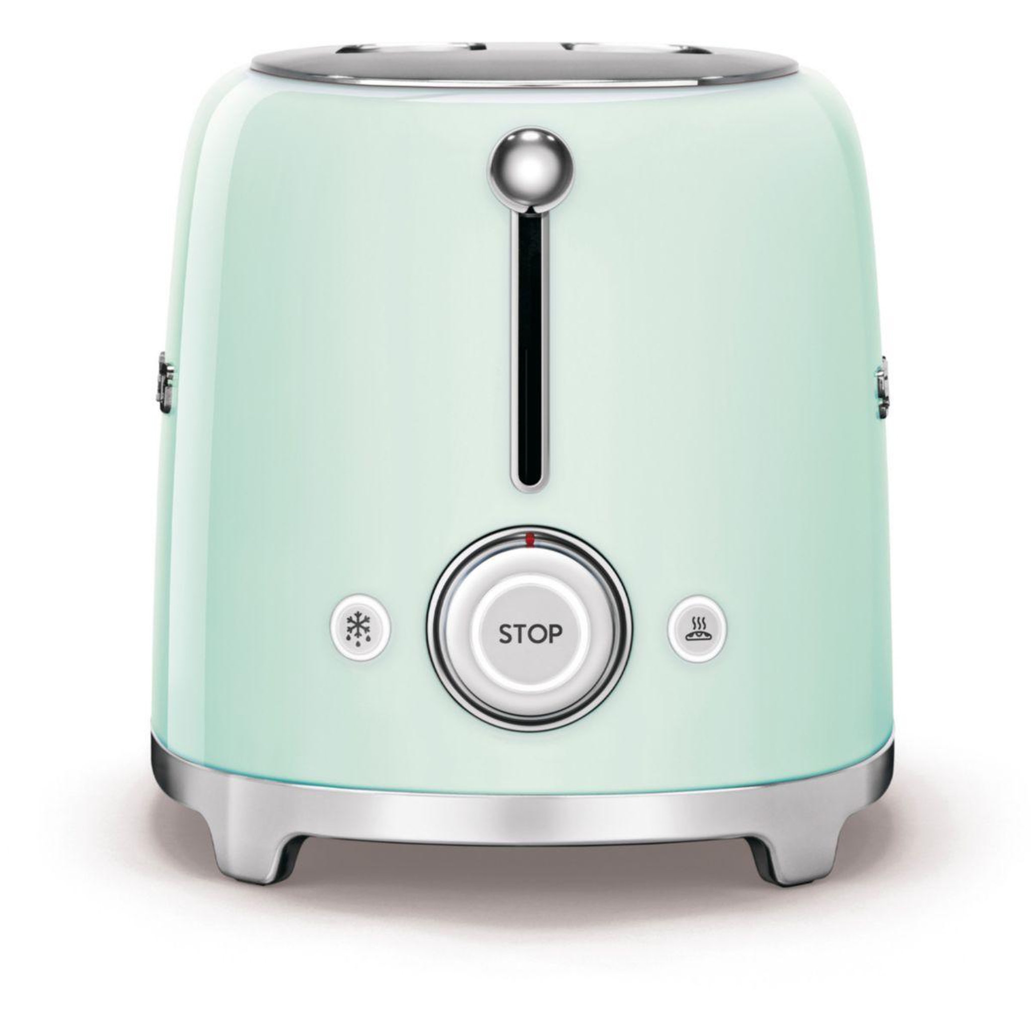 Voir la diapositive 4 : SMEG Grille-pain tsf02pgeu vert d'eau