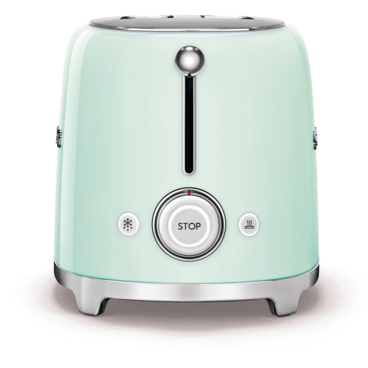 SMEG Grille-pain TSF02PGEU Vert d'eau