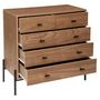 Voir la diapositive 2 : Paris Prix Commode 5 Tiroirs Design  Simon  83cm Naturel
