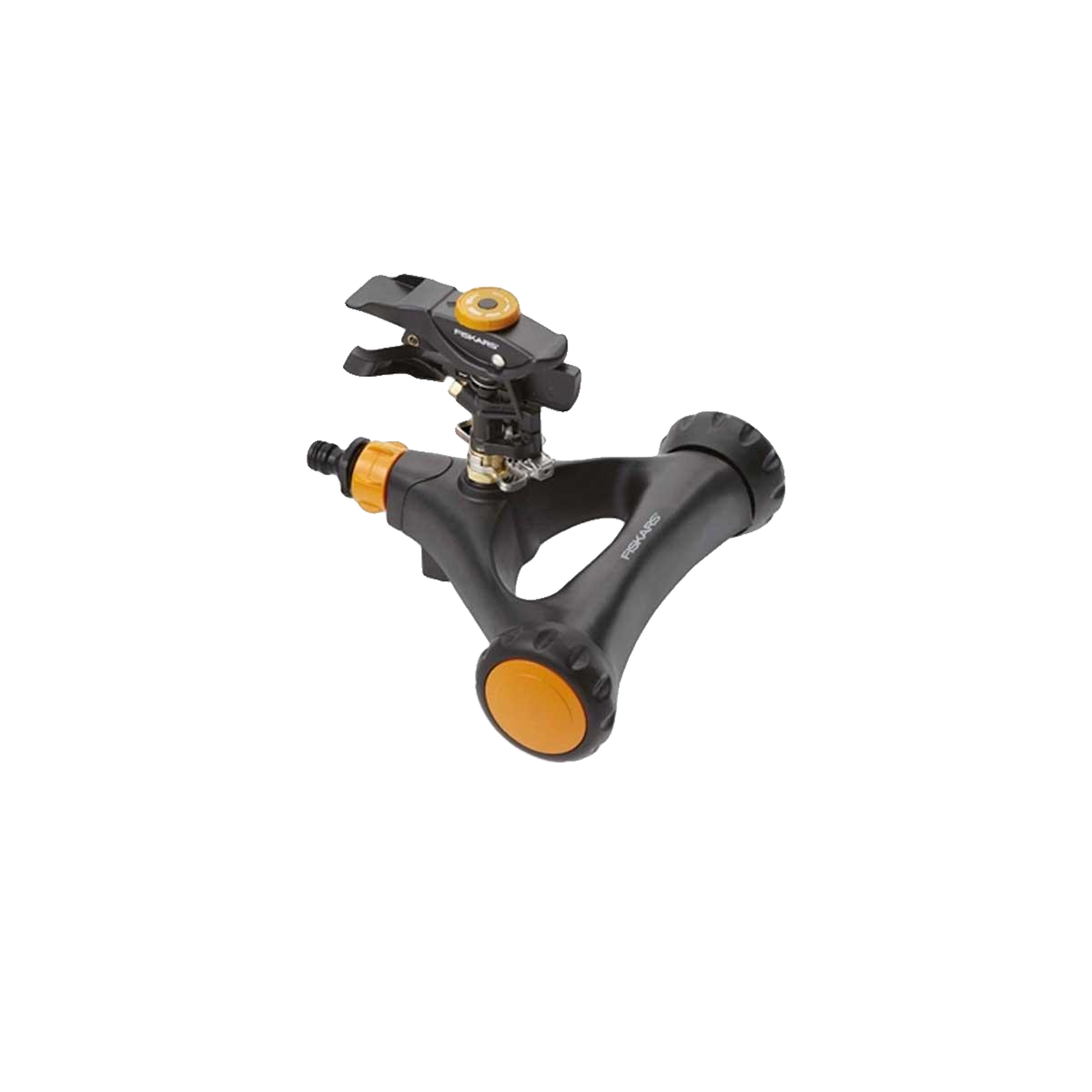 Voir la diapositive 3 : Fiskars Arroseur Fiskars 1023656 métal avec roues