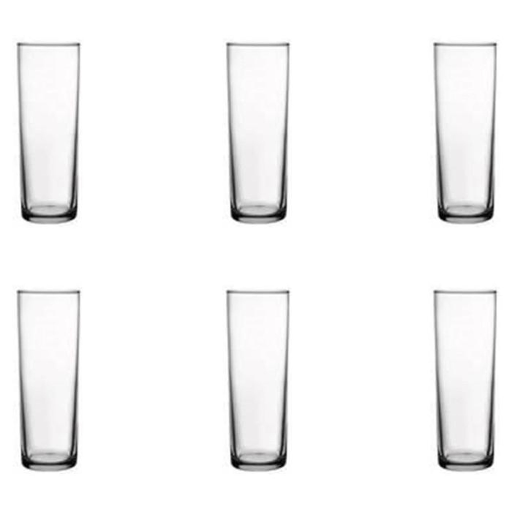 SECRET DE GOURMET Lot de 6 Gobelets Hauts  Jacqu'eau  32cl Transparent