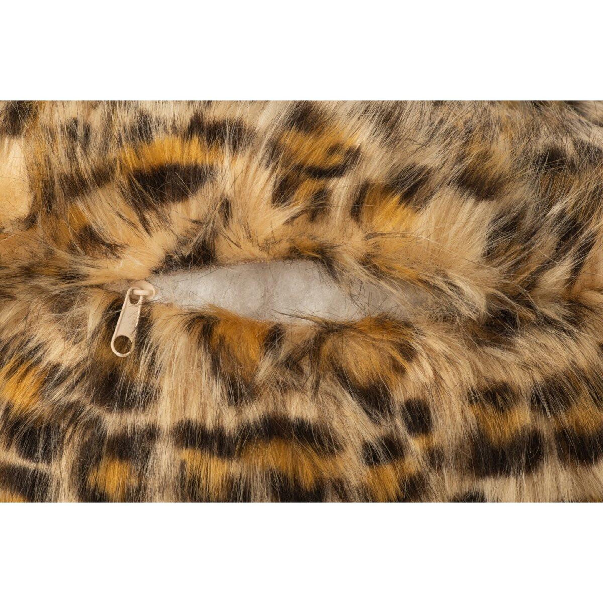 Voir la diapositive 3 : J-LINE Panier pour Chat en Tissu  Dina  50cm Marron