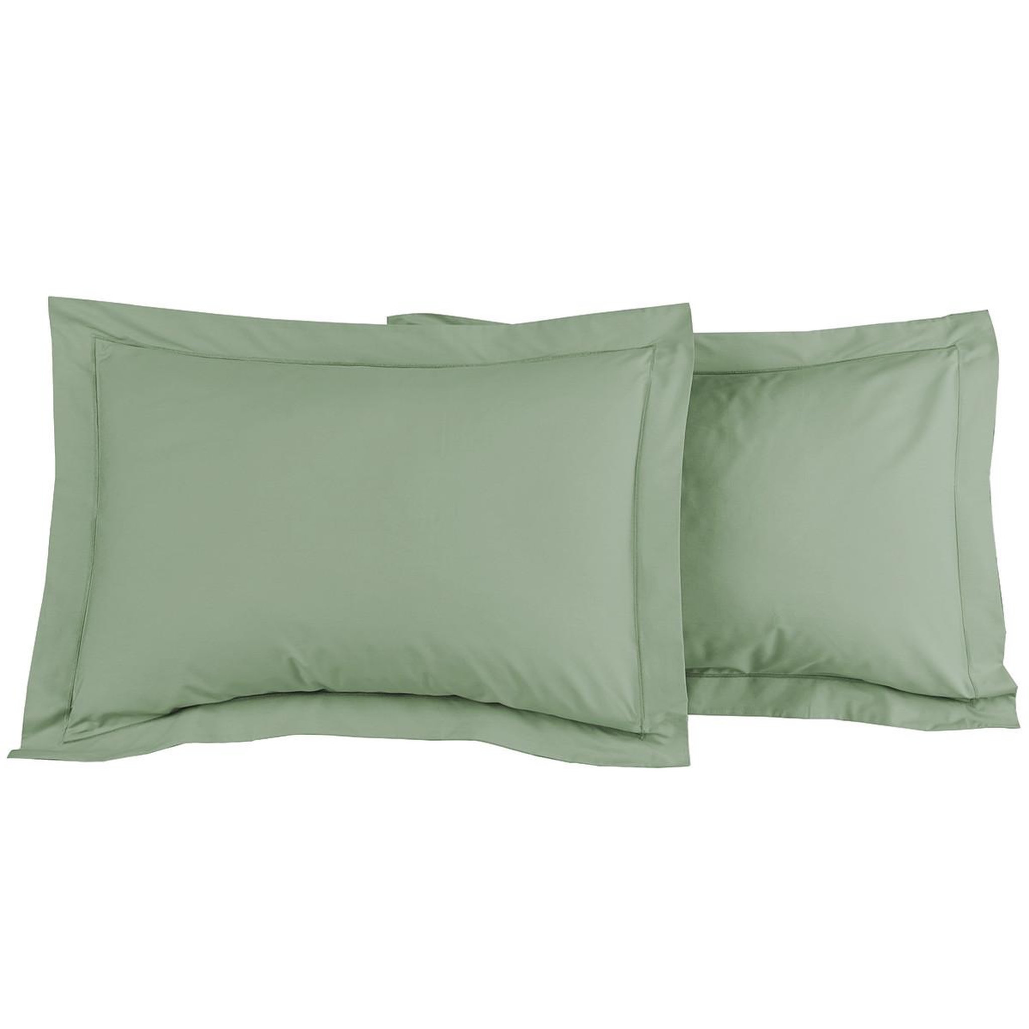 Voir la diapositive 1 : Sensei Maison Lot de 2 taies d'oreiller en percale de coton SOFT PERCALE