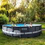 Voir la diapositive 2 : INTEX Piscine tubulaire Ultra XTR Frame ronde 6,10 x 1,22 m - Intex