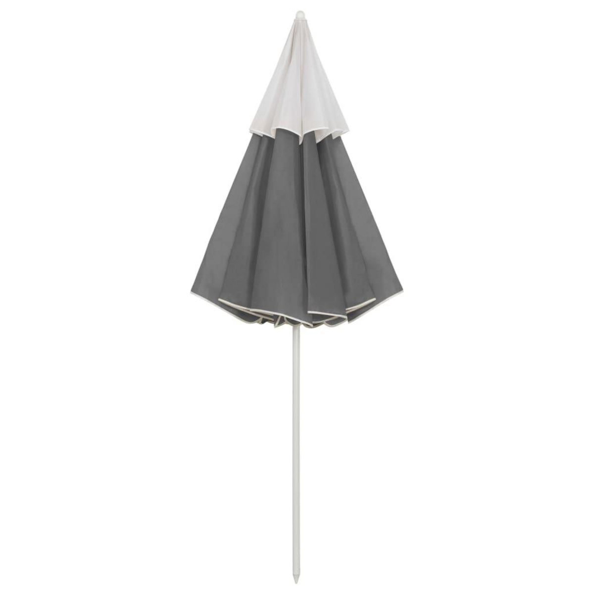 VIDAXL Parasol de plage anthracite 300 cm