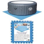 BESTWAY Bestway Protecteurs de plancher de piscine 8 pcs Bleu 58220