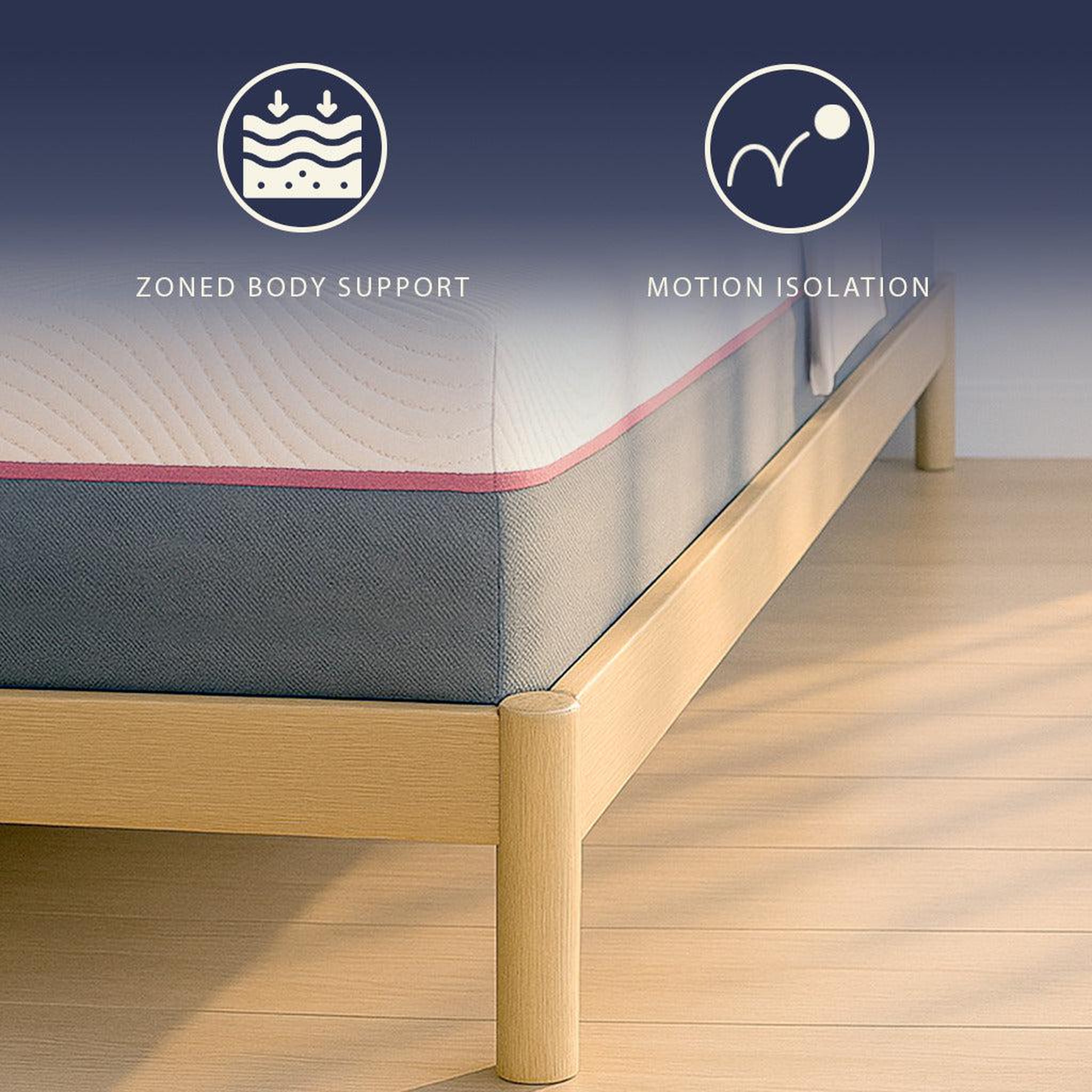 Voir la diapositive 3 : THE WHITE STONE Matelas 80x190 en Mémoire de Forme Breeze & Ressorts Ensachés | Hauteur 30 cm | Technologie Breeze | Déhoussable, Anallergique & Respirant | Fabriqué en Italie