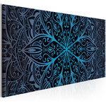 Paris Prix Tableau Imprimé  Feathers Blue Narrow. Coloris disponibles : Multicolore