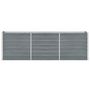 Voir la diapositive 2 : VIDAXL Lit sureleve de jardin Acier galvanise 240x40x77 cm Gris