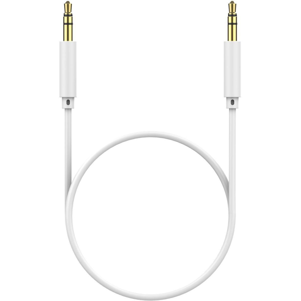 ESSENTIEL B Câble Jack 1M 3.5/3.5 Blanc