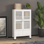 Voir la diapositive 1 : VIDAXL Coffre de rangement industriel Blanc 70x40x115 cm Metal