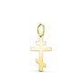 Voir la diapositive 1 : L'ATELIER D'AZUR Pendentif Médaille Or 18 Carats 750 Jaune - Croix Orthodoxe - Chaine Offerte - Petite