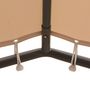 Voir la diapositive 3 : VIDAXL Chapiteau tente 4 x 4 m Beige Acier
