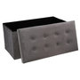 Voir la diapositive 2 : ATMOSPHERA Banquette coffre pliable Lysandre - 76 x H. 38 cm