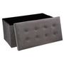 Voir la diapositive 2 : ATMOSPHERA Banquette coffre pliable Lysandre - 76 x H. 38 cm