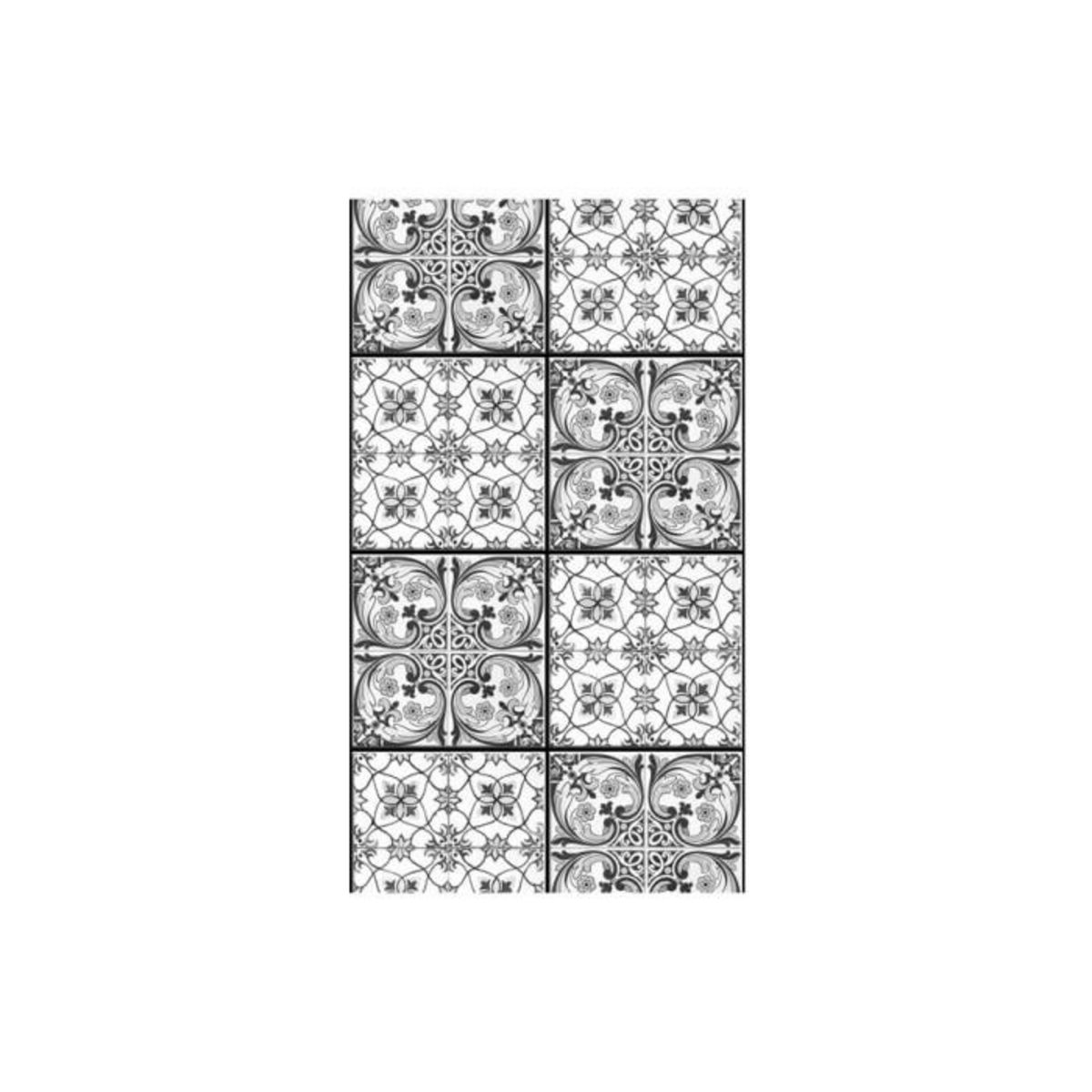 Paris Prix Papier Peint  Black Ornament  50x1000cm