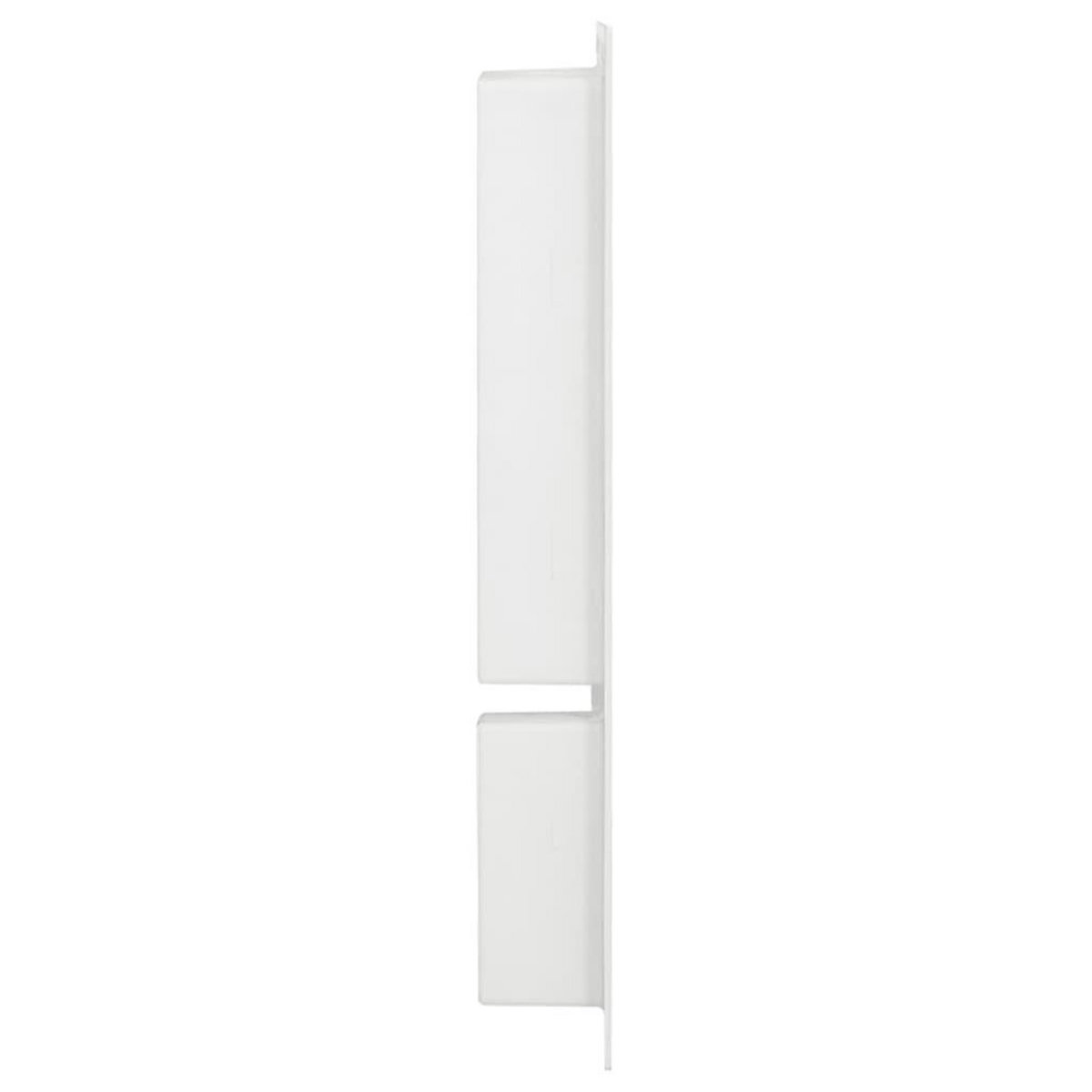 VIDAXL Niche de douche avec 2 compartiments Blanc brillant 41x69x9 cm