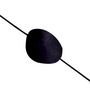 Voir la diapositive 2 : WIDMANN Cache-oeil de pirate satin noir - Adulte