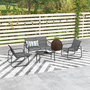 Voir la diapositive 2 : OUTSUNNY Ensemble salon de jardin 2 fauteuils canapé 2 places table basse