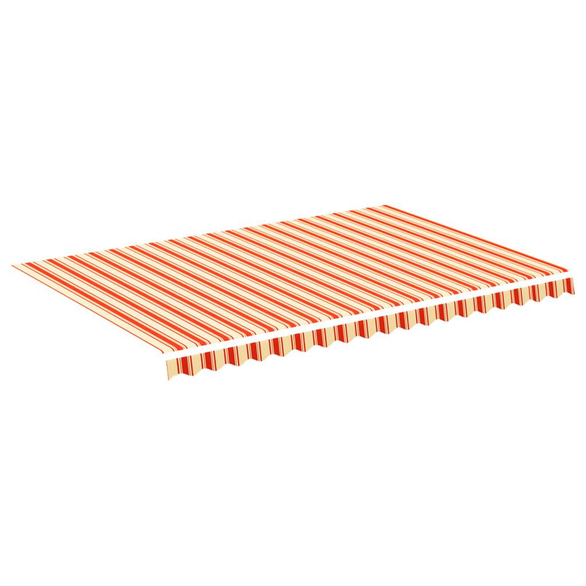 Voir la diapositive 2 : VIDAXL Tissu de remplacement pour auvent Jaune et orange 4,5x3 m