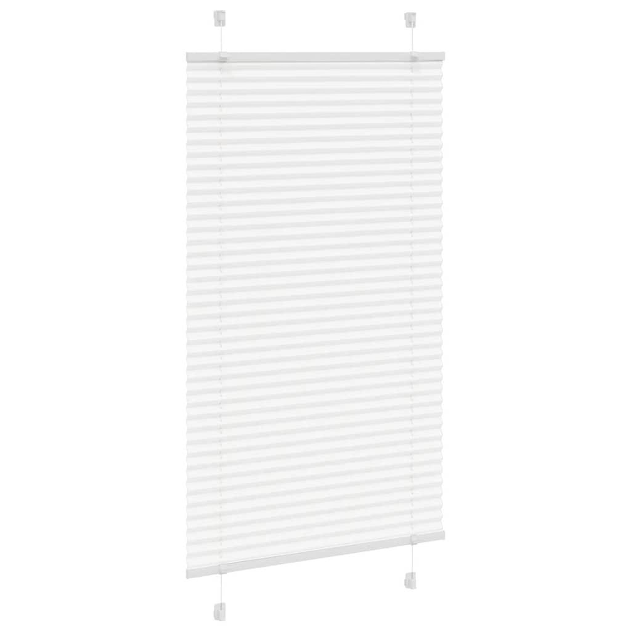 Voir la diapositive 3 : VIDAXL Store plisse blanc 70x150 cm largeur du tissu 69,4 cm polyester