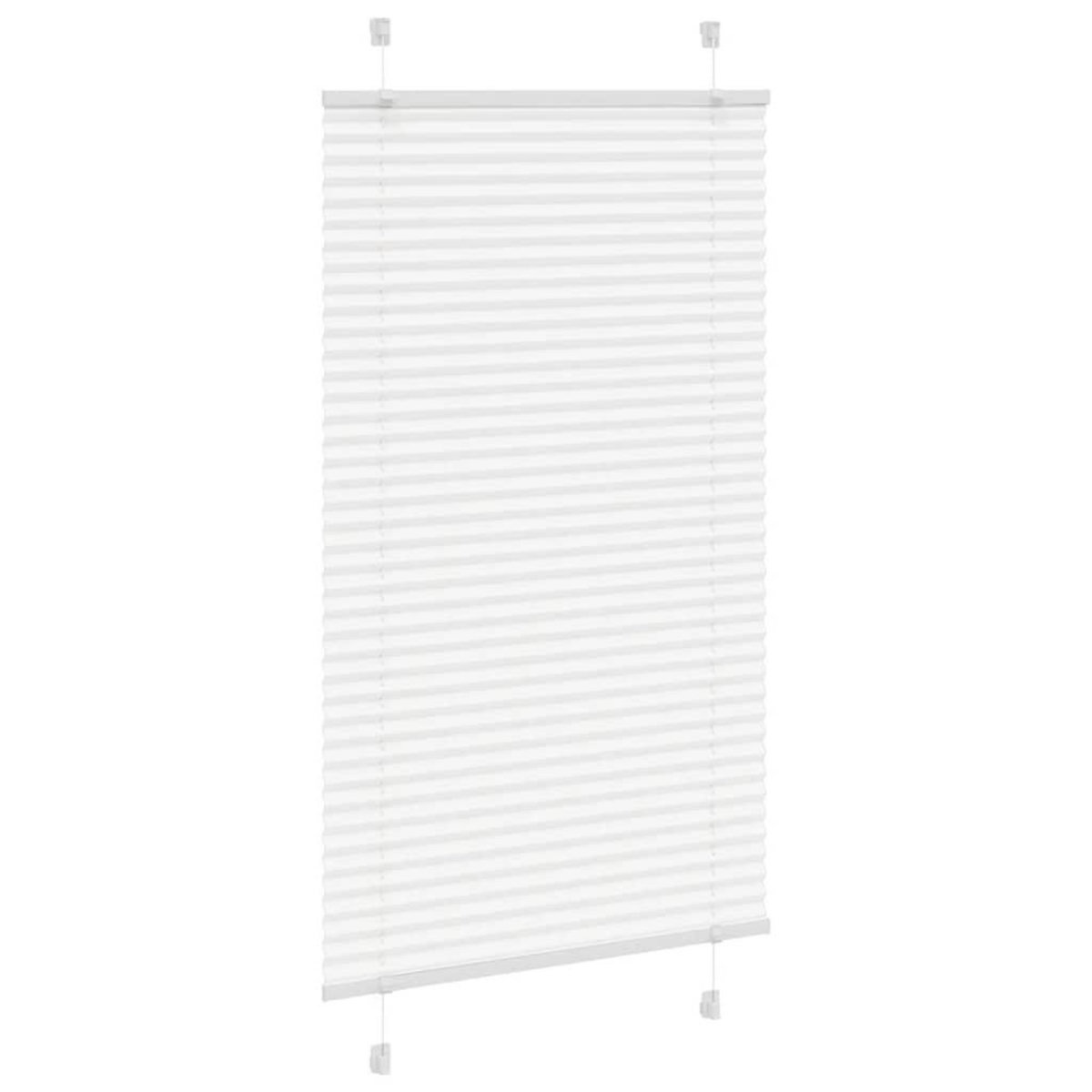 VIDAXL Store plisse blanc 70x150 cm largeur du tissu 69,4 cm polyester