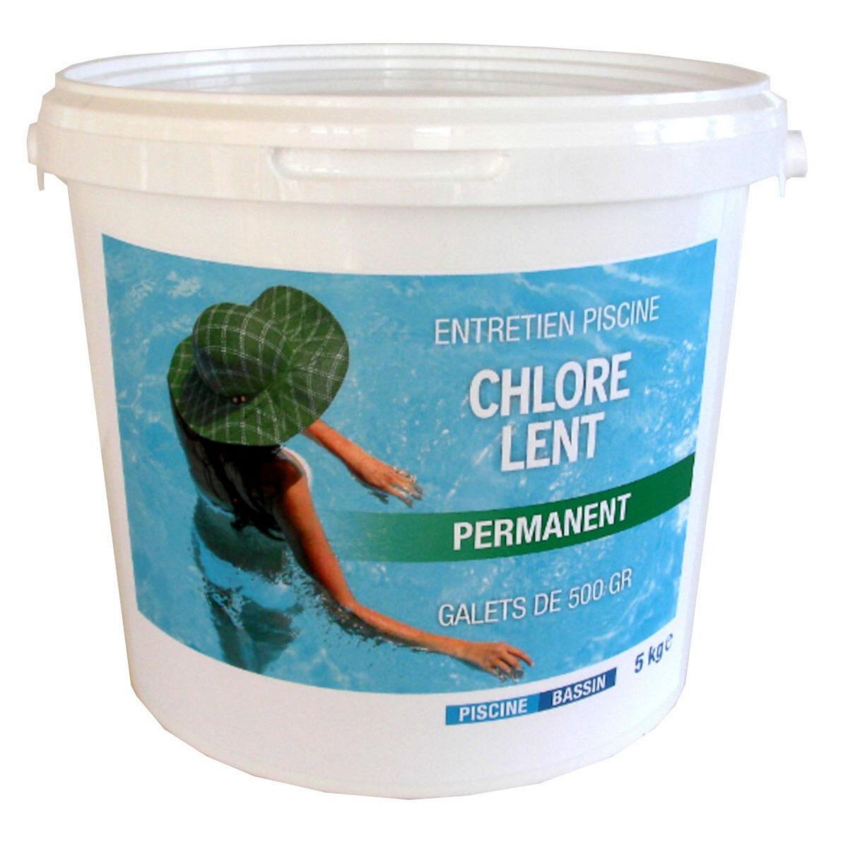 Nmp Chlore lent galet 500g 5kg - 35129bcm