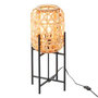 Voir la diapositive 2 : Paris Prix Lampe à Poser en Bambou  Dinaya  53cm Naturel