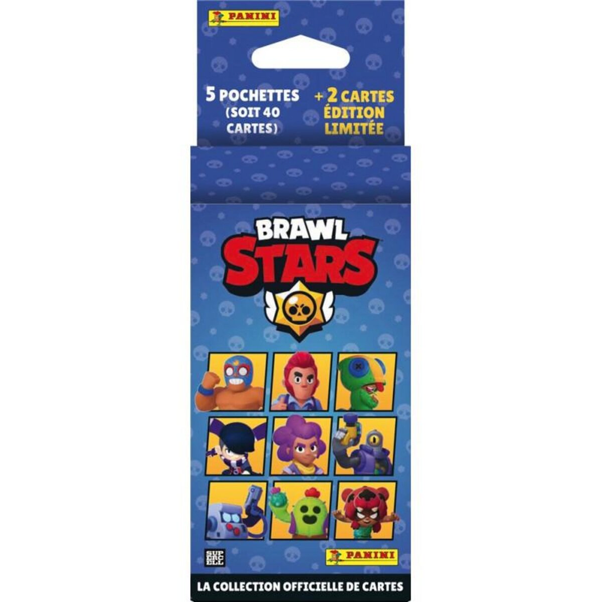 Panini Cartes à collectionner Panini Brawl Stars Blister 5 pochettes et 2 cartes Édition Limitée