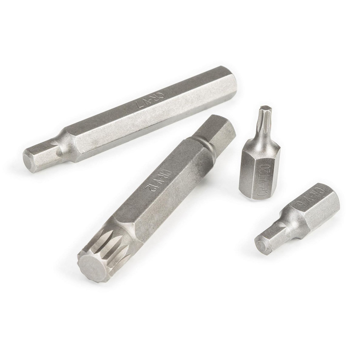 tectake Boîte avec 54 pièces, douilles et embouts torx jeu de 54 pièces rouge