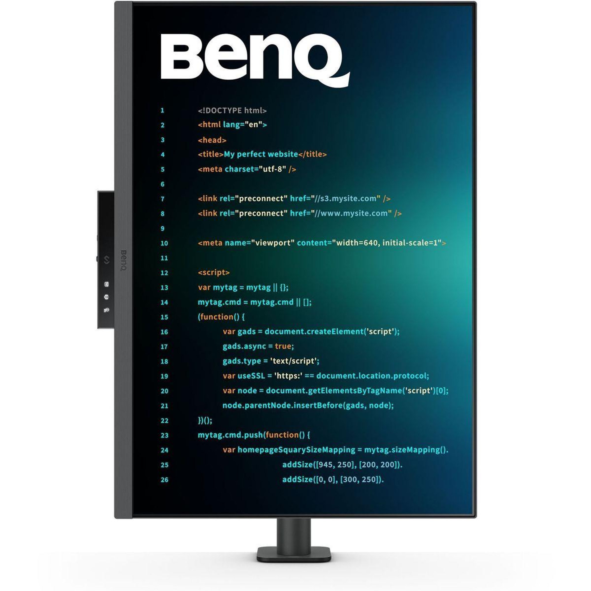 Voir la diapositive 3 : Benq Ecran rd280ua 28  ips duhd hdr usb-c 90w