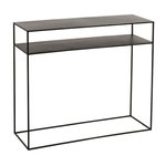 Paris Prix Console Design 2 Niveaux  Lovra  100cm Noir
