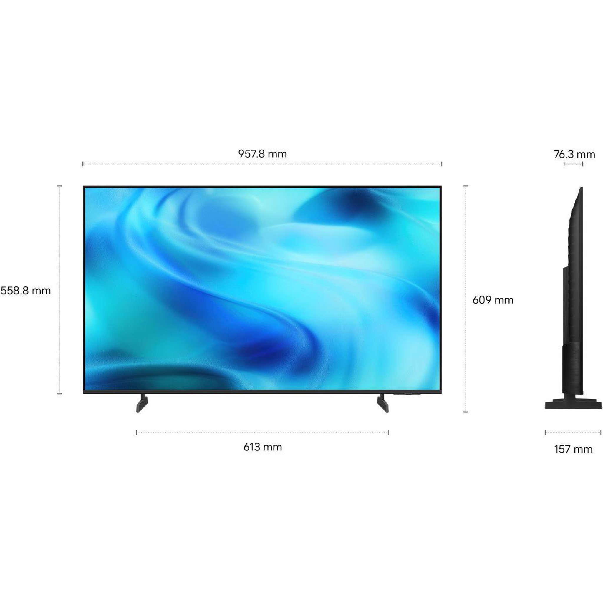 Voir la diapositive 2 : Samsung Tv led tu43u8005h (2026) 43  (108 cm) 4k ultra hd - smart tv avec ia