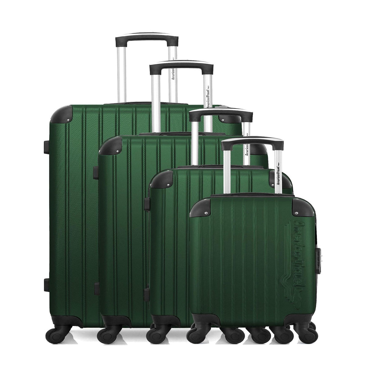AMERICAN TRAVEL AMERICAN TRAVEL - Set de 4 Valises BUDAPEST-M 75 cm 4 Roues