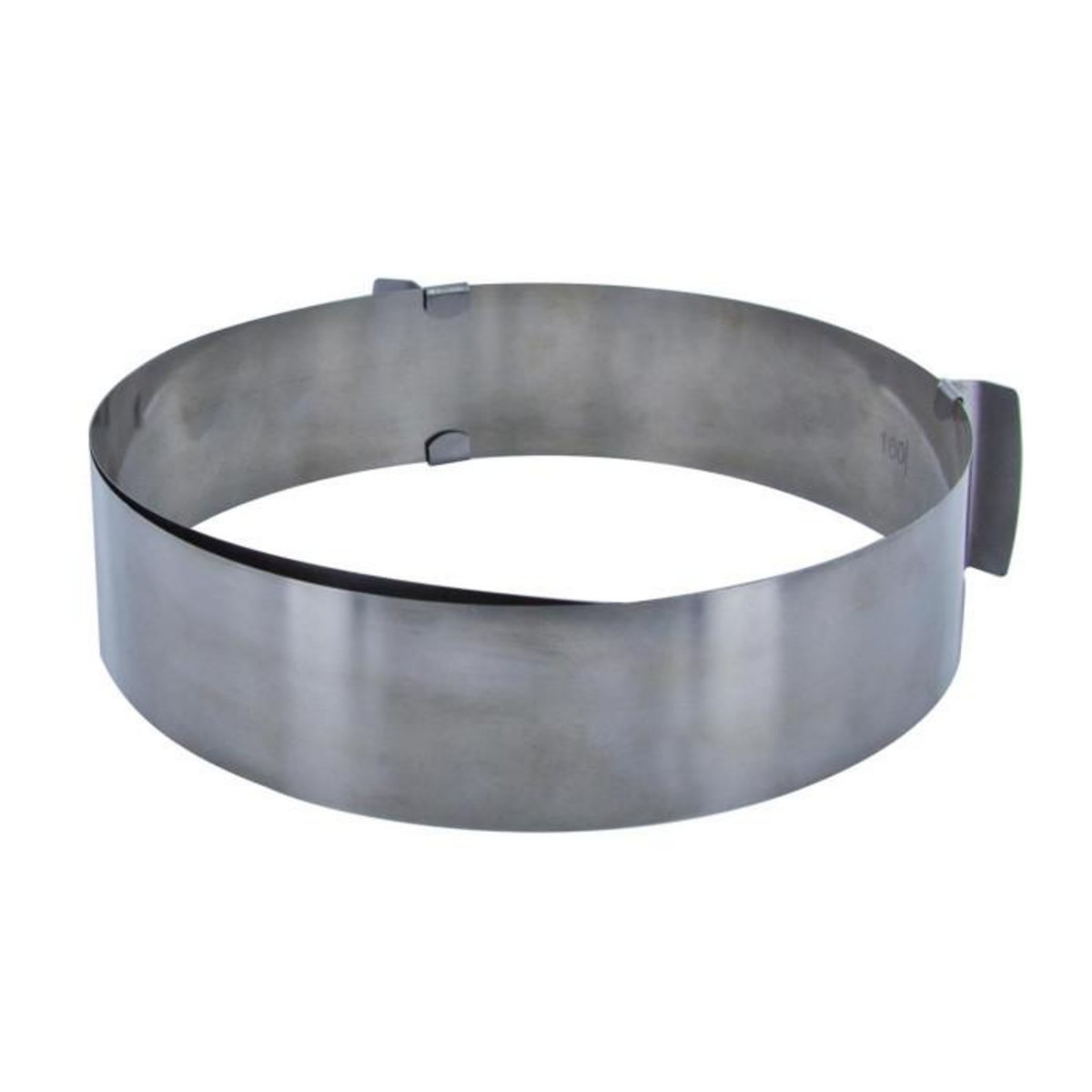 Paris Prix Cercle de Pâtisserie  Extensible  15-30cm Argent