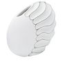 Voir la diapositive 2 : Paris Prix Vase Design en Relief  Lines  34cm Blanc