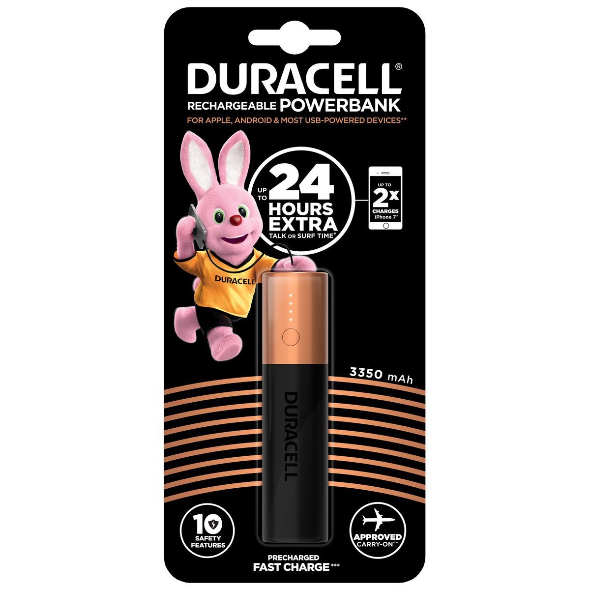 DURACELL Batterie externe PB1 3350MAH