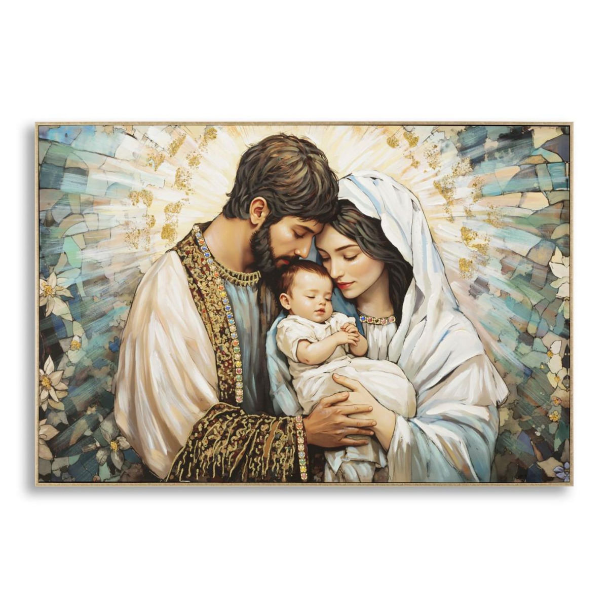 Paris Prix Tableau Imprimé  Nativity I  122x82cm Multicolore